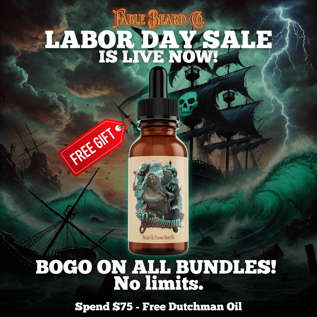 The Dutchman - Beard Oil - Open Sea, Dark Oak Planks, Ghastly Lime & Coconut, Haunting Musk