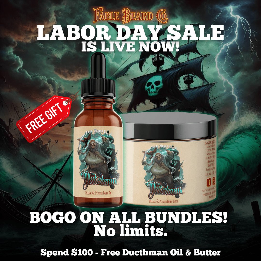 The Dutchman - Beard Butter - Open Sea, Dark Oak Planks, Ghastly Lime & Coconut, Haunting Musk