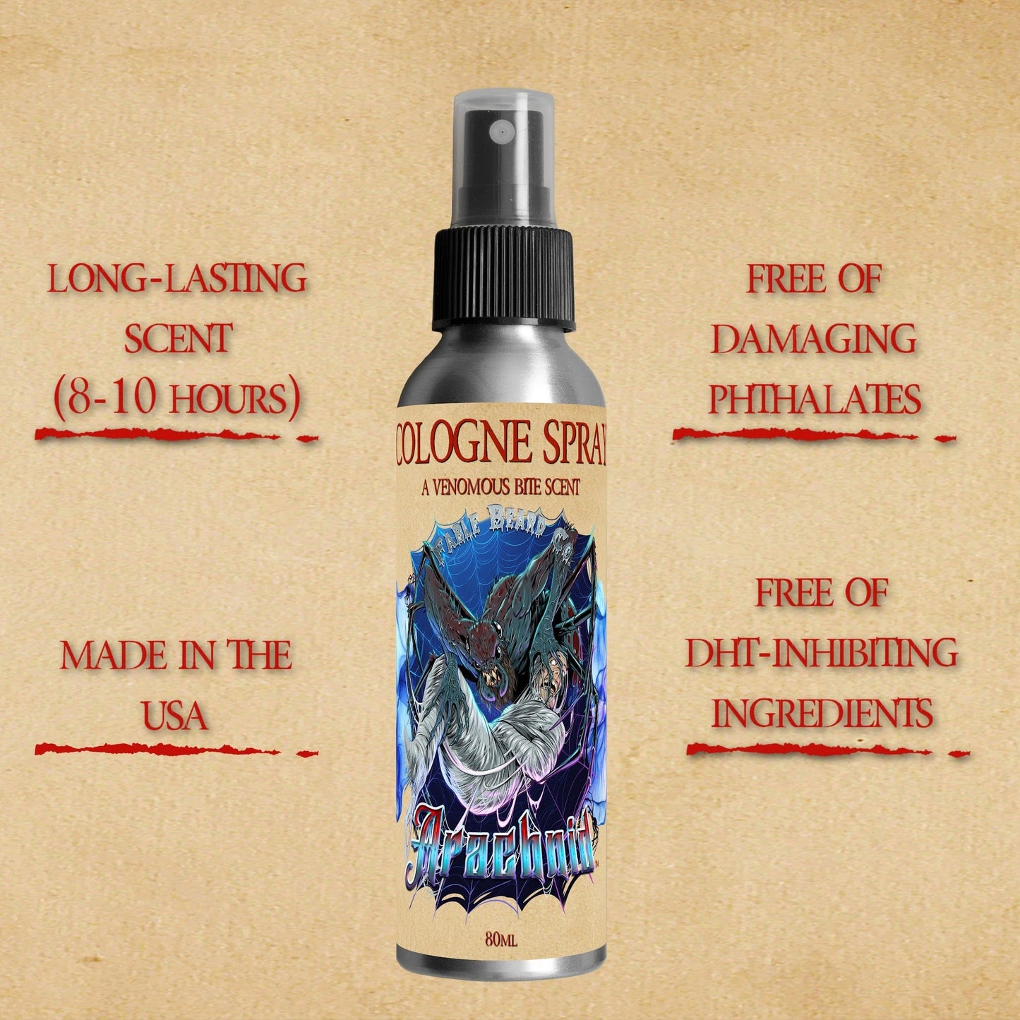 Arachnid - Cologne - Venom-Dripped Tobacco, Cloved Apple Stew, Dark Autumn Spice