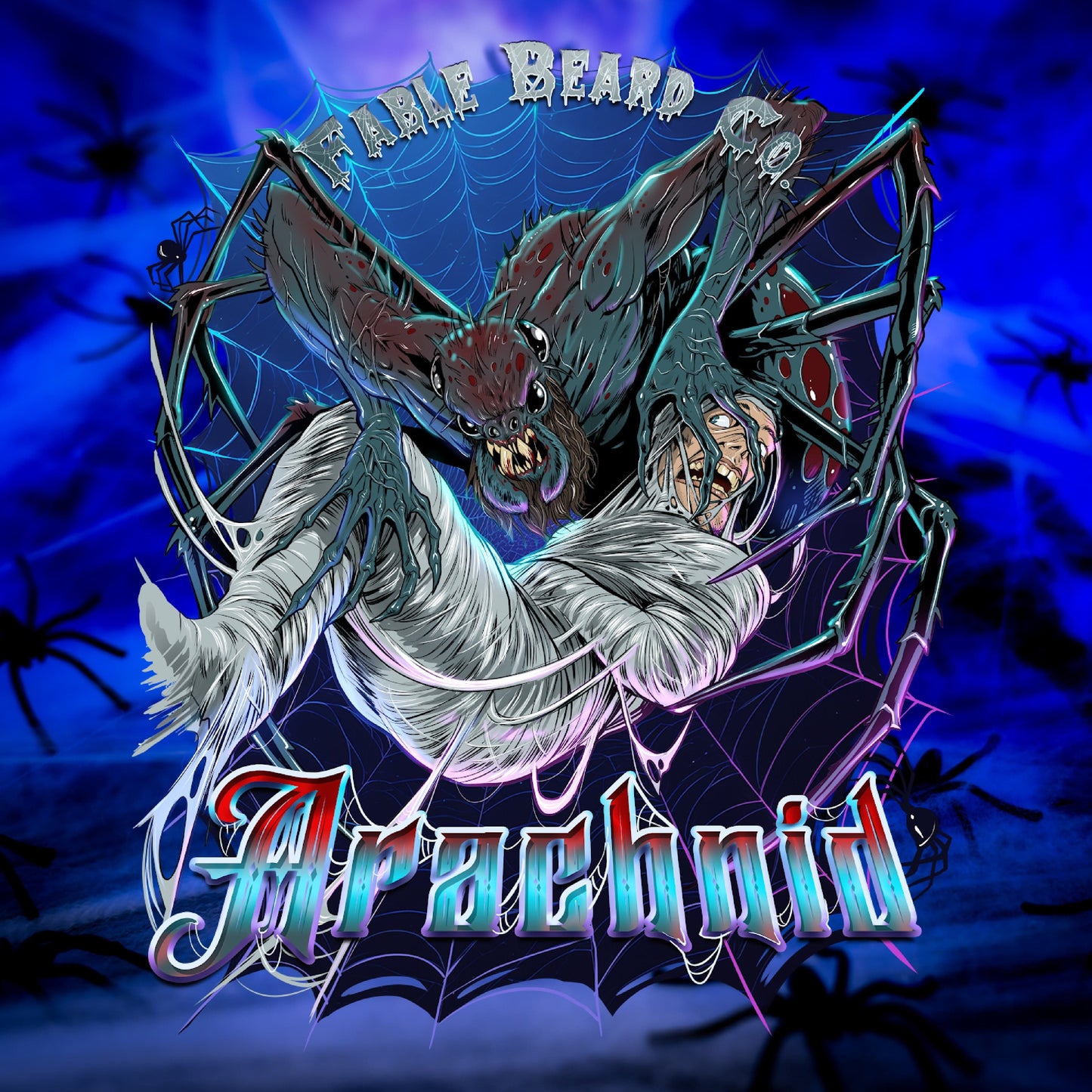 Arachnid - Beard Oil & Balm Kit - Venom-Dripped Tobacco, Cloved Apple Stew, Dark Autumn Spice