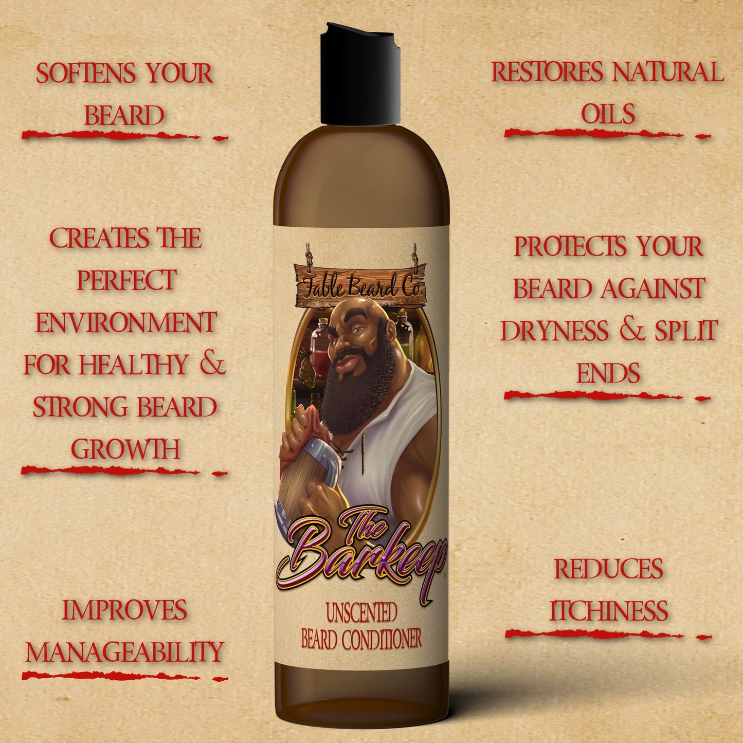 The Barkeep - Unscented Beard Conditioner