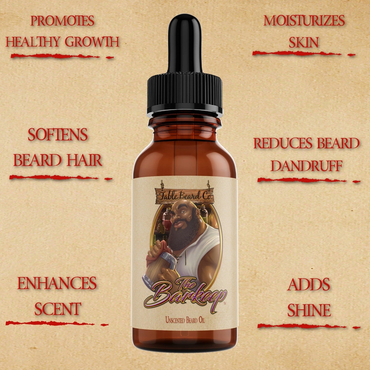 The Barkeep - Beard Oil - Unscented Blend
