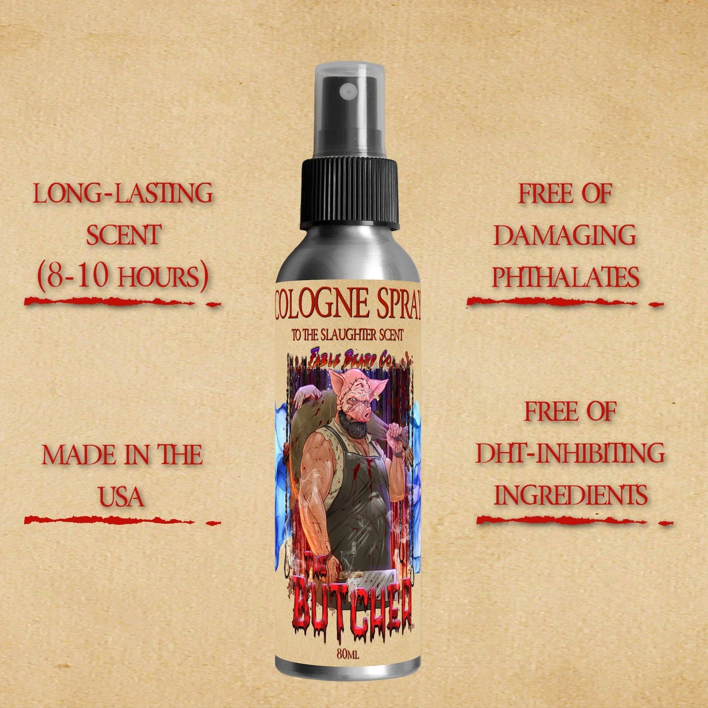 The Butcher - Cologne - Warm Cocoa Butter, Black Cardamom, Old Tanned Leather