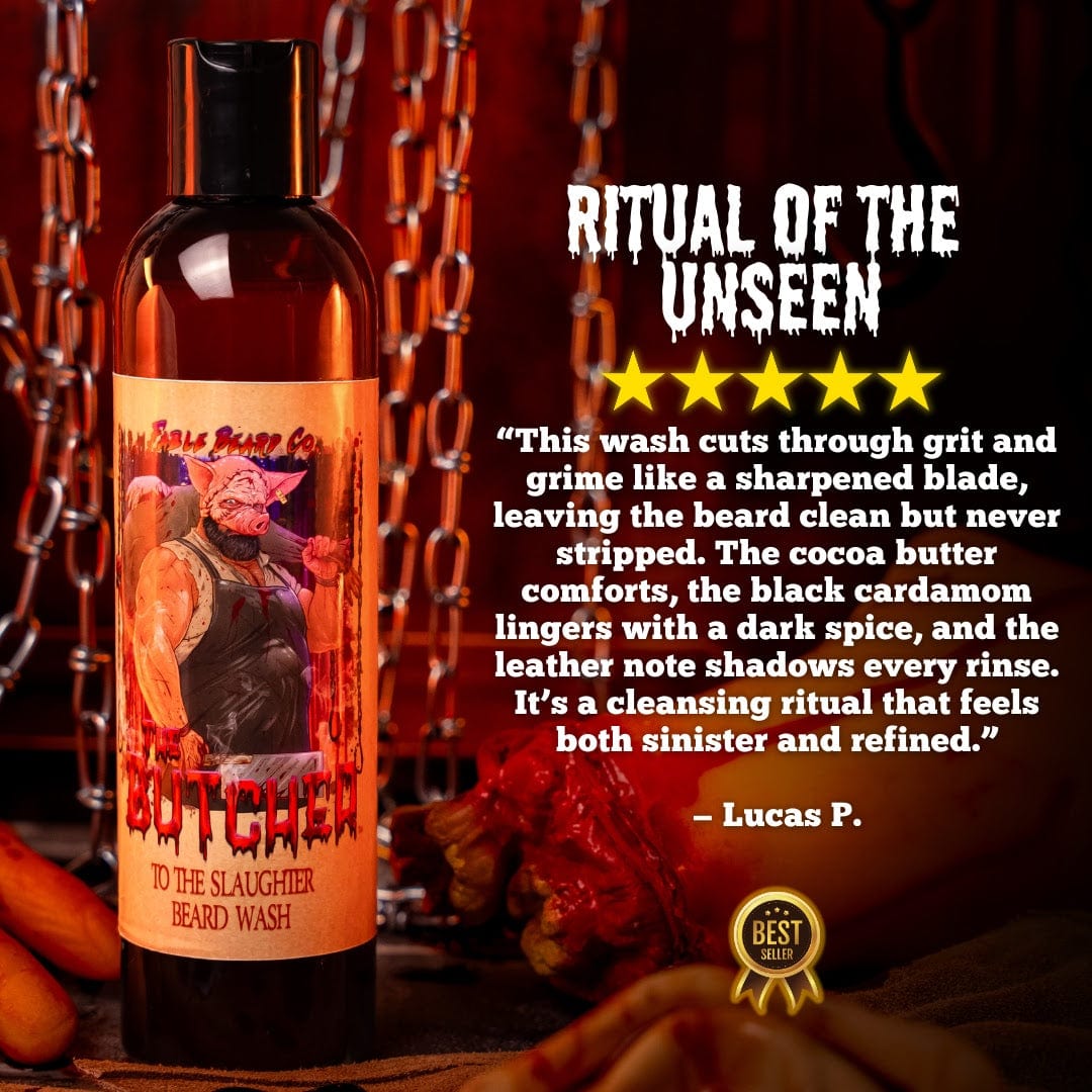 The Butcher - Beard Wash - Warm Cocoa Butter, Black Cardamom, Old Tanned Leather