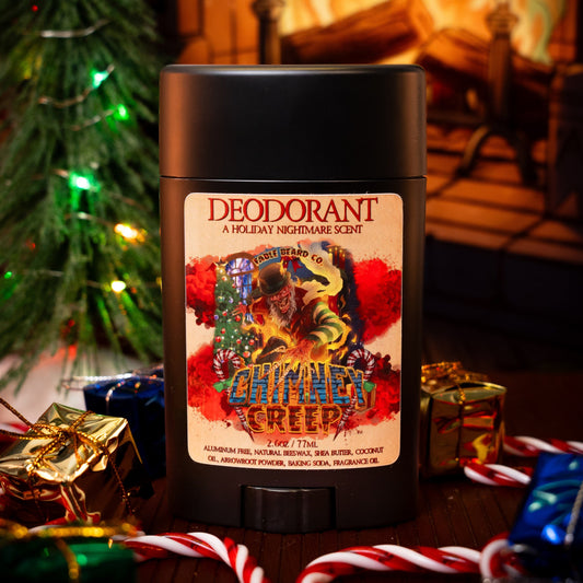 Chimney Creep - Deodorant - Smoldering Fireplace, Christmas Trees, Twisted Candy Cane