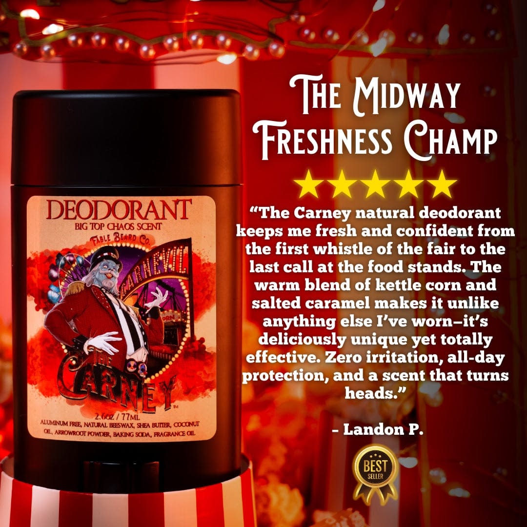 The Carney - Deodorant - Warm Kettle Corn, Salted Caramel, & Sweet Pipe Tobacco