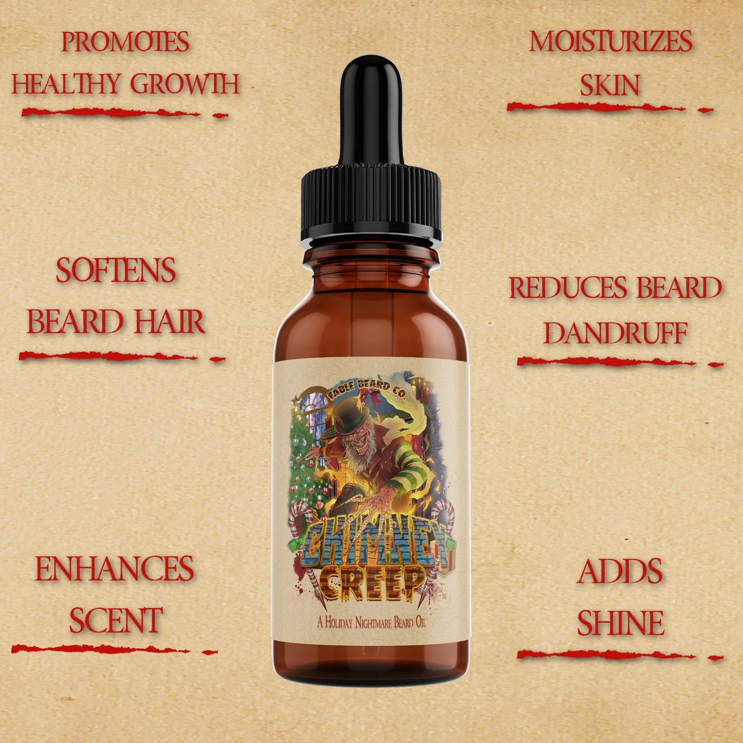 Chimney Creep - Complete Butter Kit - Smoldering Fireplace, Christmas Trees, Twisted Candy Cane