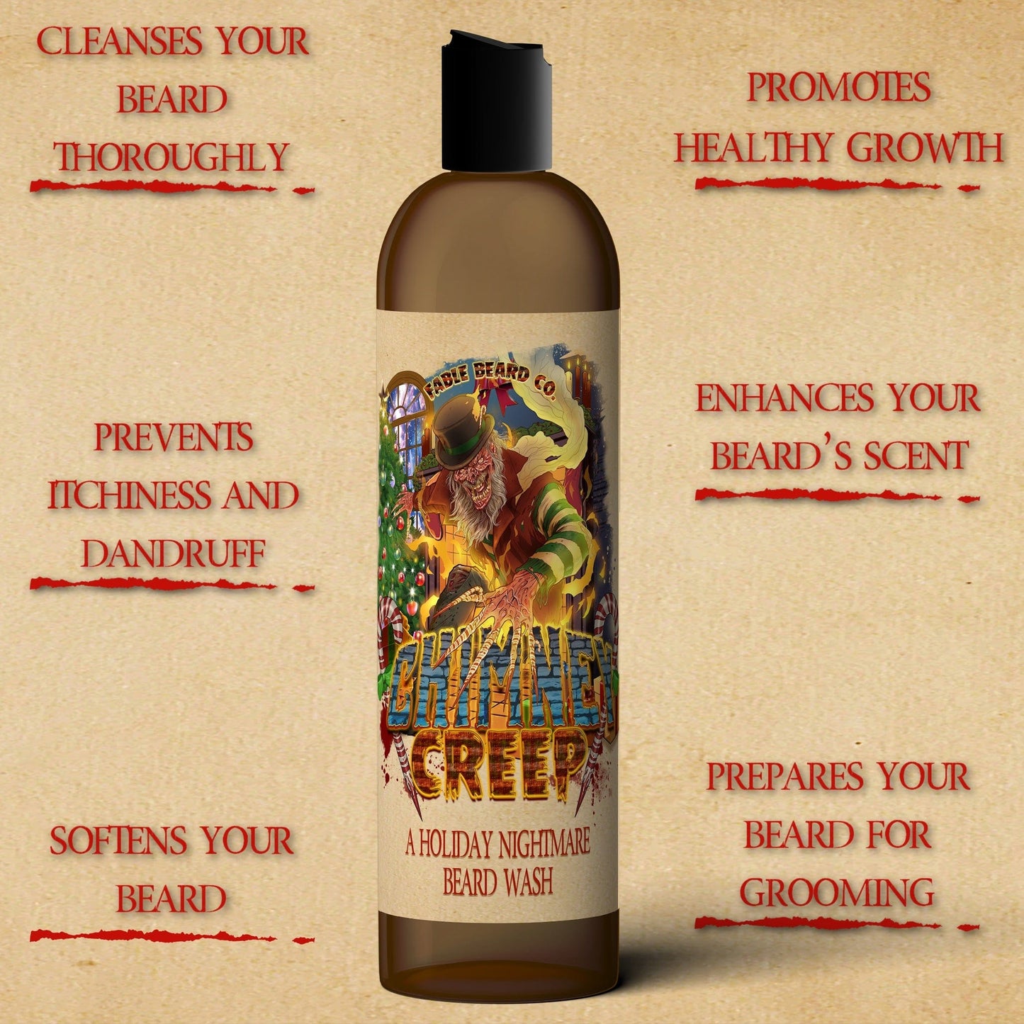 Chimney Creep - Complete Butter Kit - Smoldering Fireplace, Christmas Trees, Twisted Candy Cane