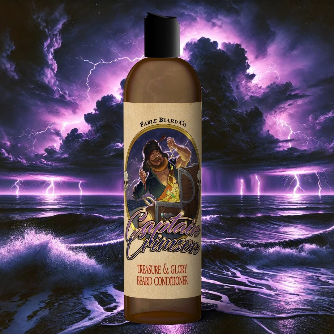 Captain Crimson - Conditioner - Creamy Coconut, Warm Amber, Sea Salt, and Fresh Vanilla