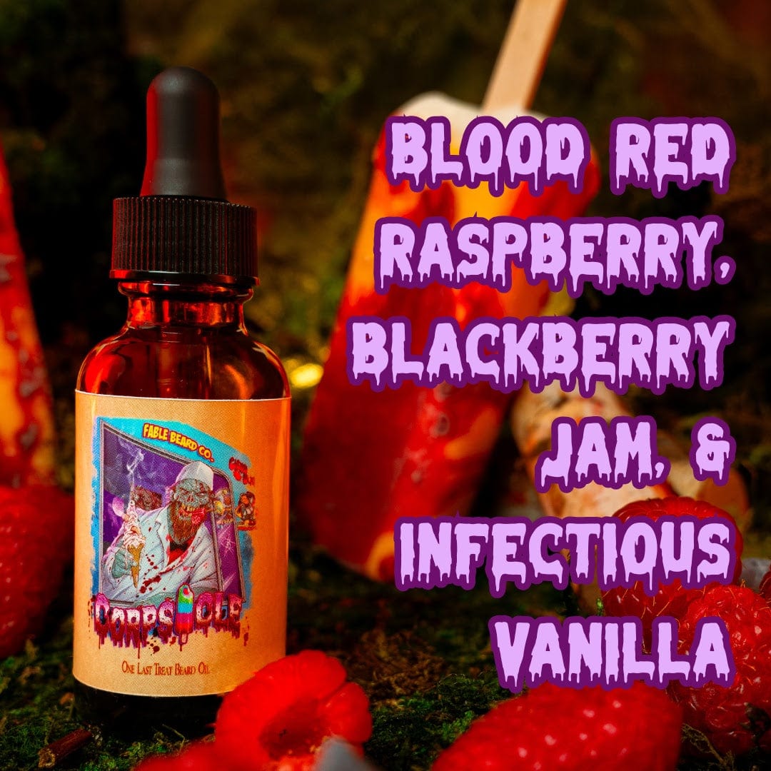 Corpsicle - Beard Oil - Blood Raspberry, Blackscary Jam, Infectious Vanilla
