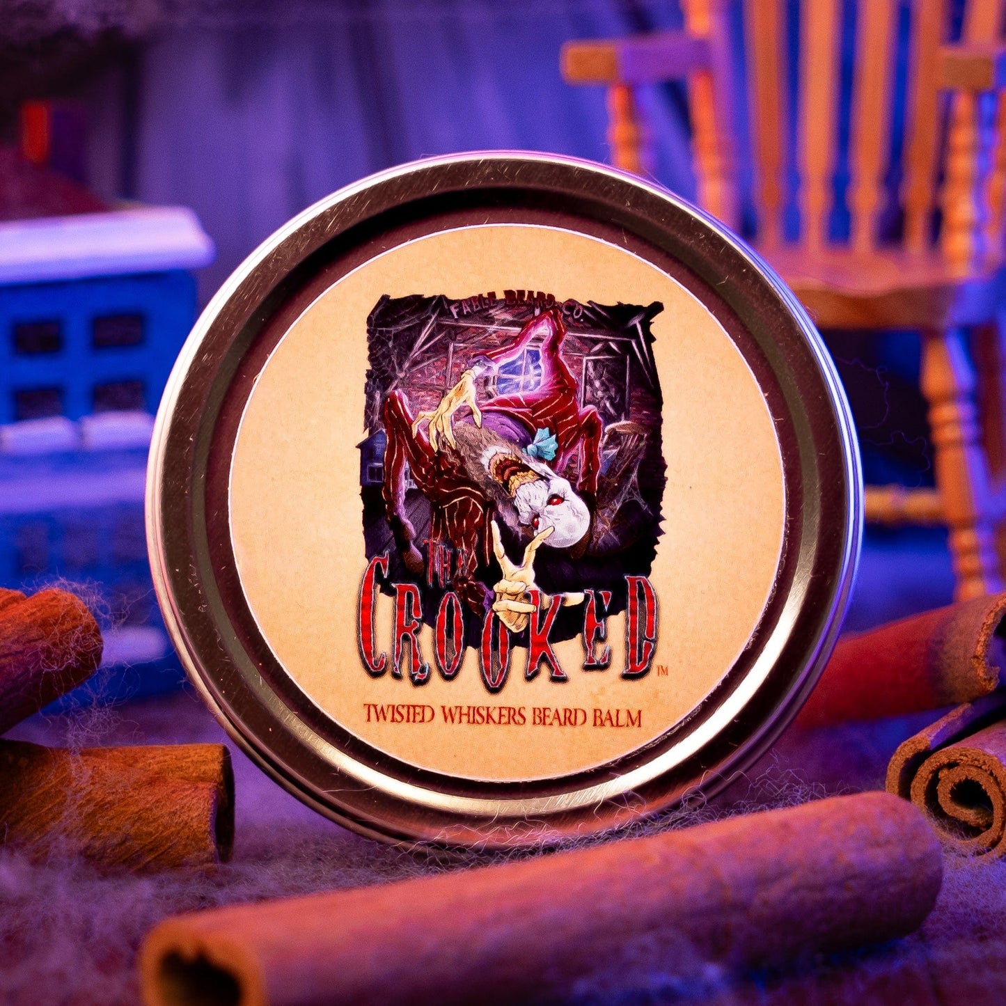 The Crooked - Beard Balm - Caramel Custard, Cinnamon Pears, Twisted Spiced Chai