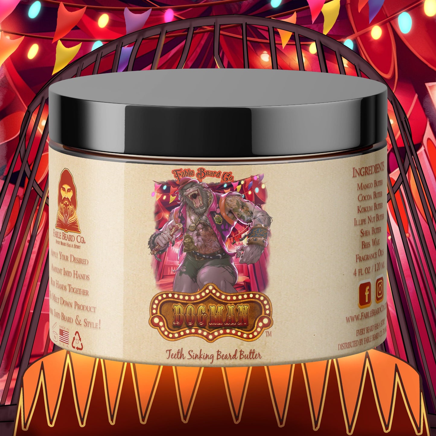 The Dogman - Funnel Cake Fireside Beard Butter