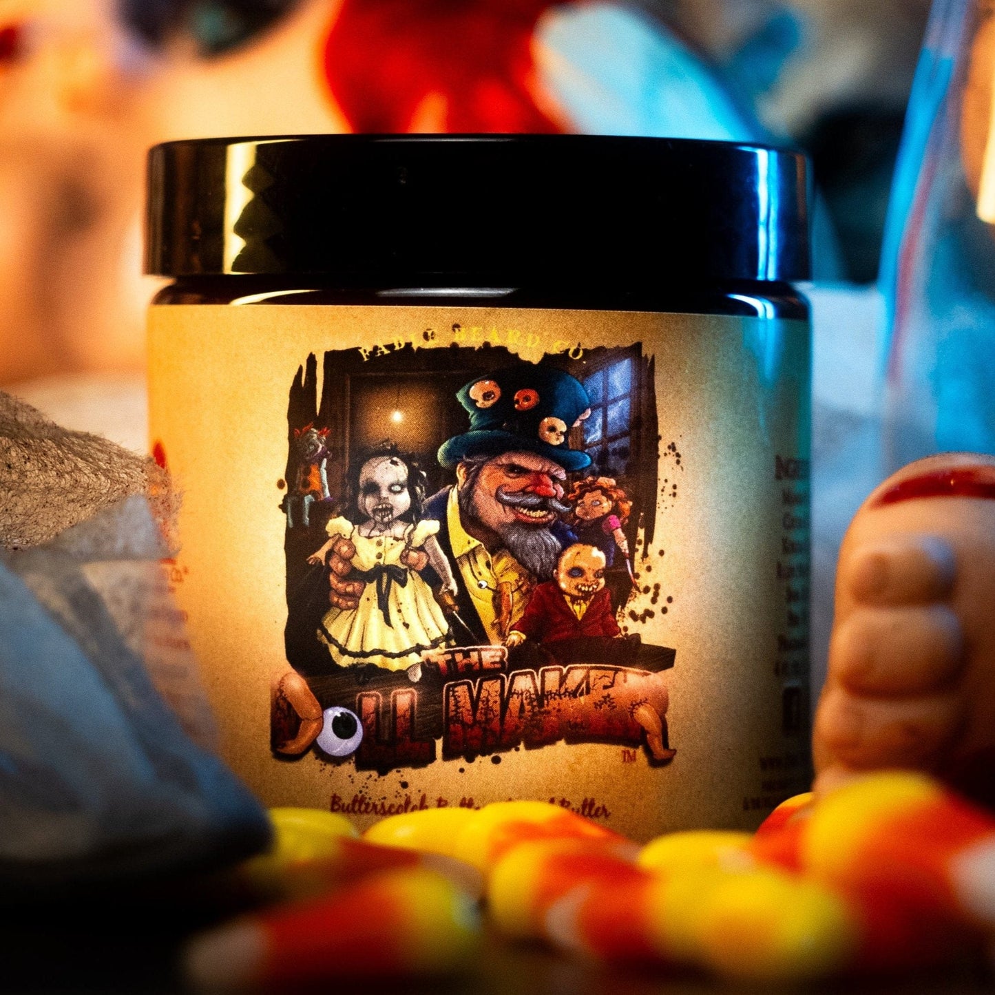 The Dollmaker - Beard Butter - Warm Butterscotch, Buttered Rum, Candy Corn, & Creamy Caramel