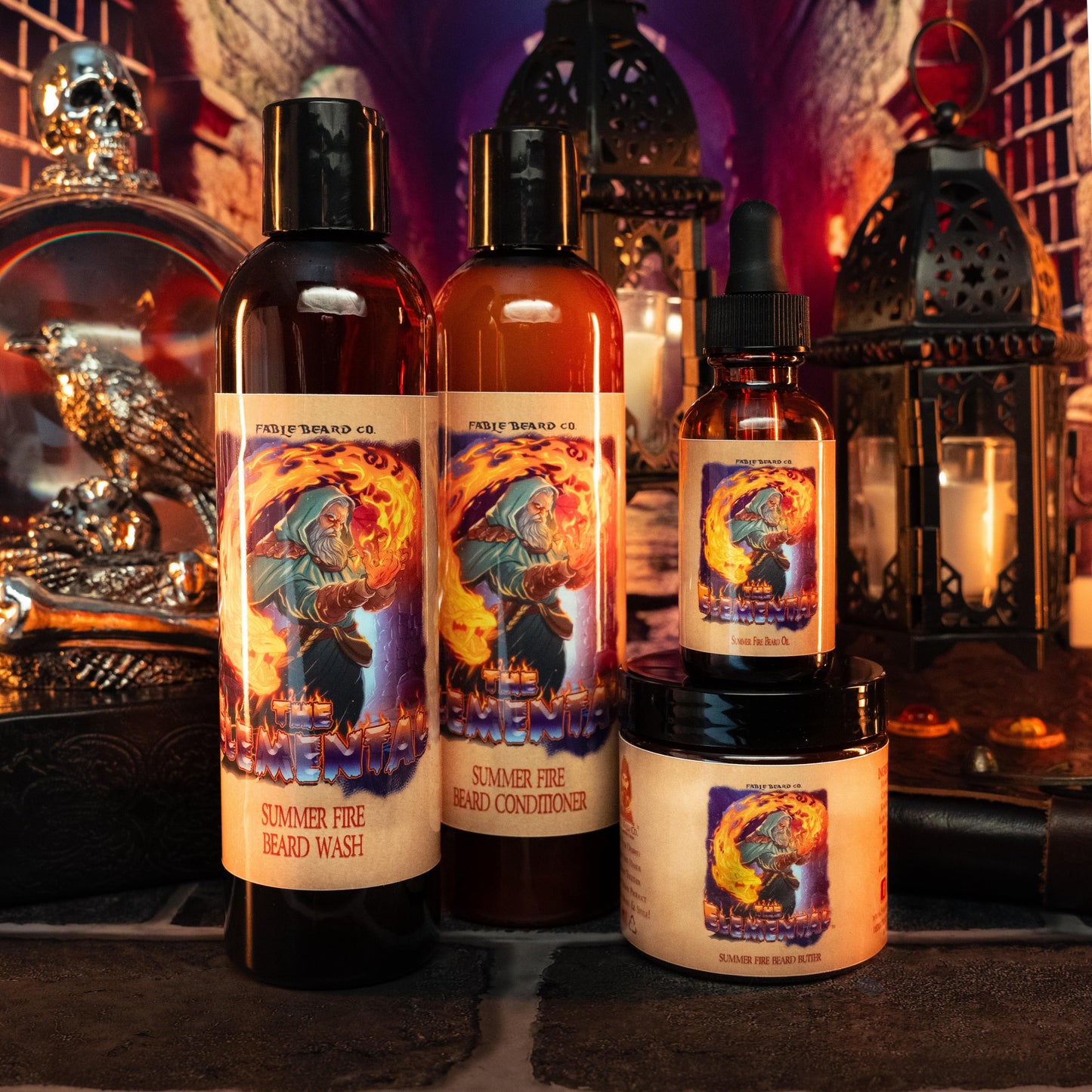 The Elemental - Complete Butter Kit - Fire Brewed Tea, Stewed Peaches, and Hibiscus Dust