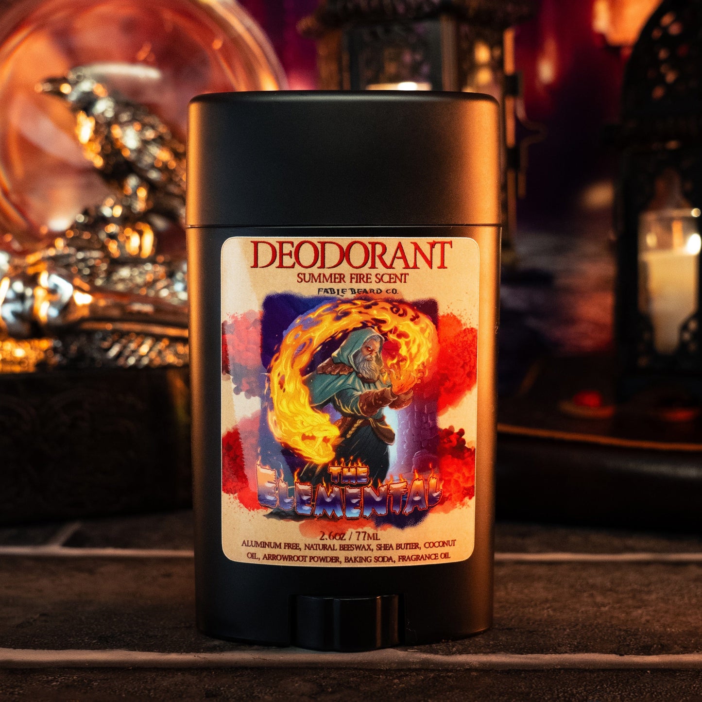 The Elemental - Deodorant - Fire Brewed Tea, Stewed Peaches, and Hibiscus Dust