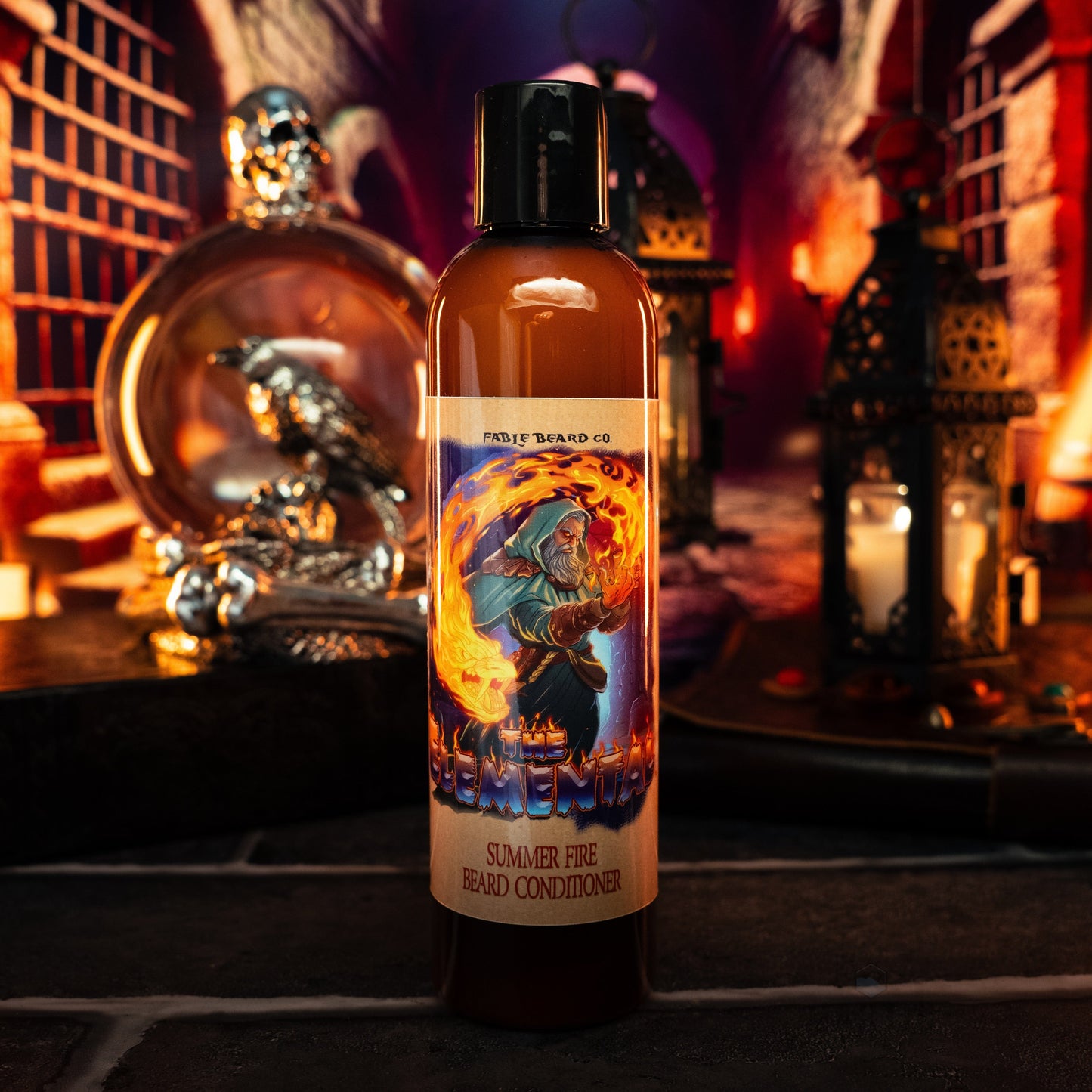 The Elemental - Beard Conditioner - Fire Brewed Tea, Stewed Peaches, and Hibiscus Dust