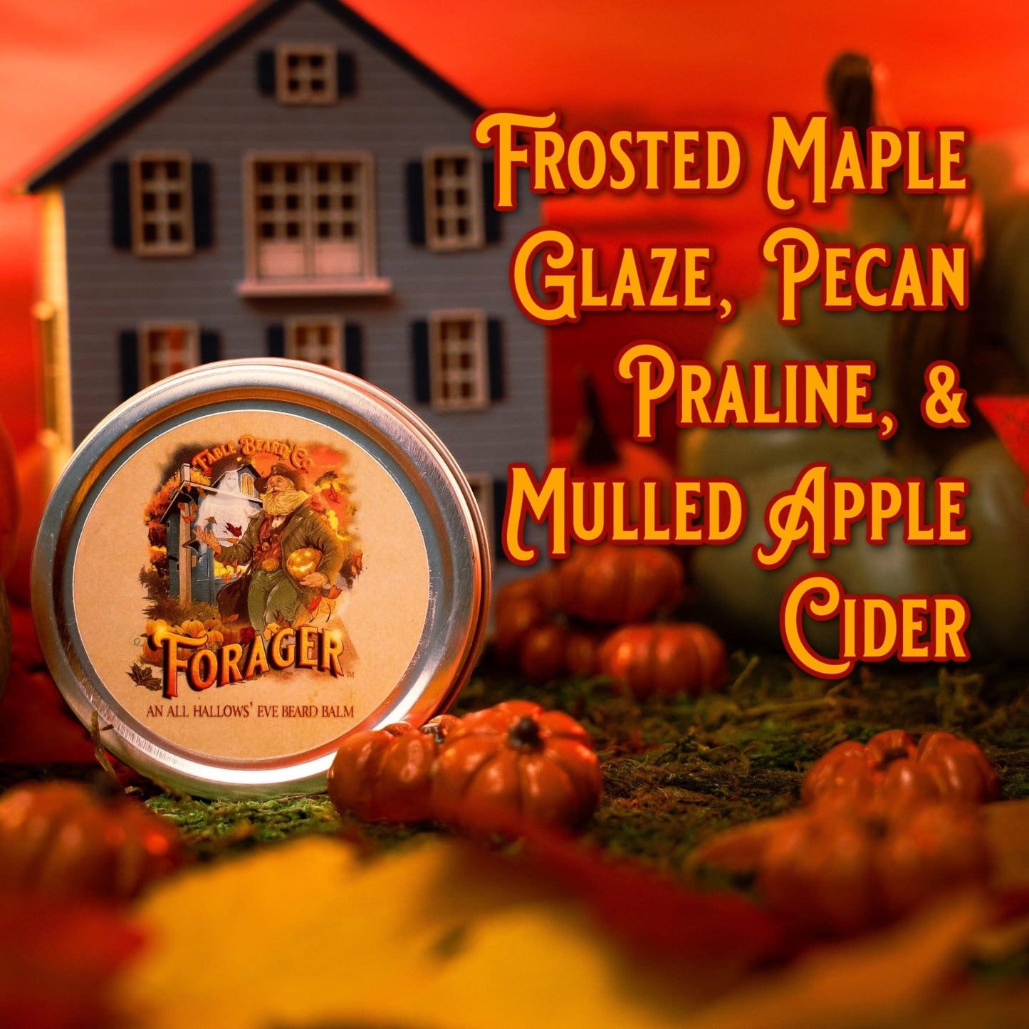 Forager - Beard Balm - Frosted Maple Glaze, Pecan Praline, Mulled Apple Cider