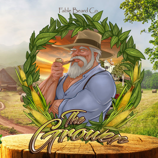 The Grower - Beard Oil & Balm Kit - Crisp Apples, Fresh Pear, Warm Oud, Aged Amber