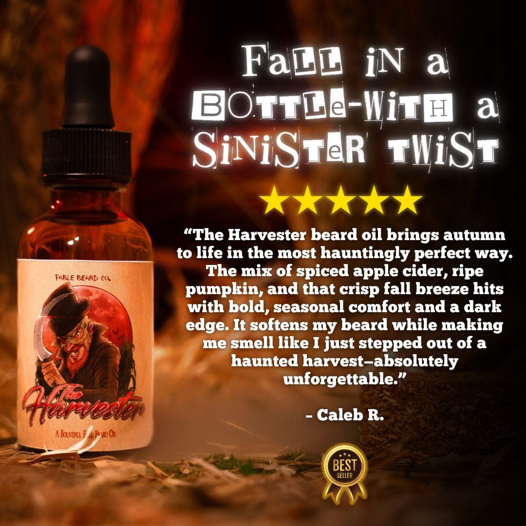 The Harvester - Beard Oil - Spiced Apple Cider, Ripe Pumpkin, Crisp Fall Breeze