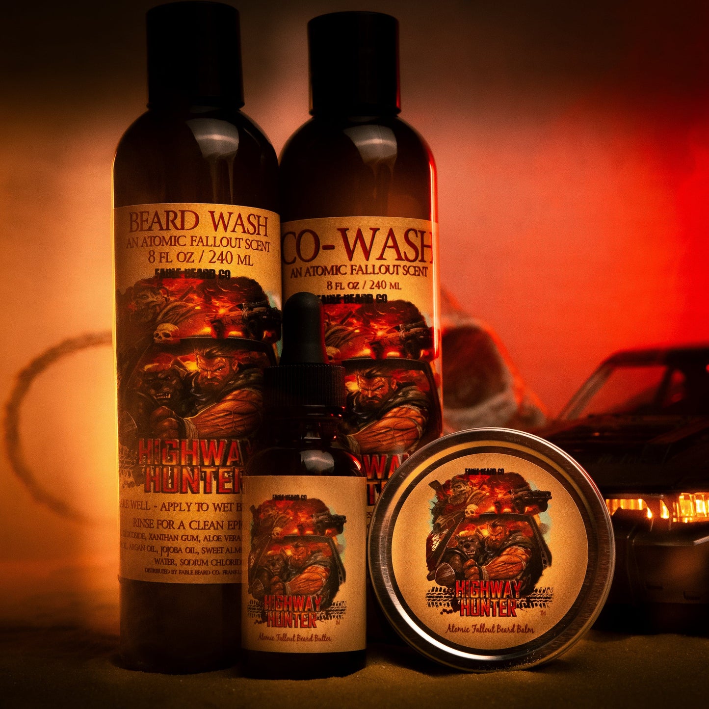 The Highway Hunter - Complete Balm Kit - Warm Roasted Pumpkin, Sweet Vanilla Bean, Rich Spiced Cinnamon, and Creamy Toasted Marshmallow