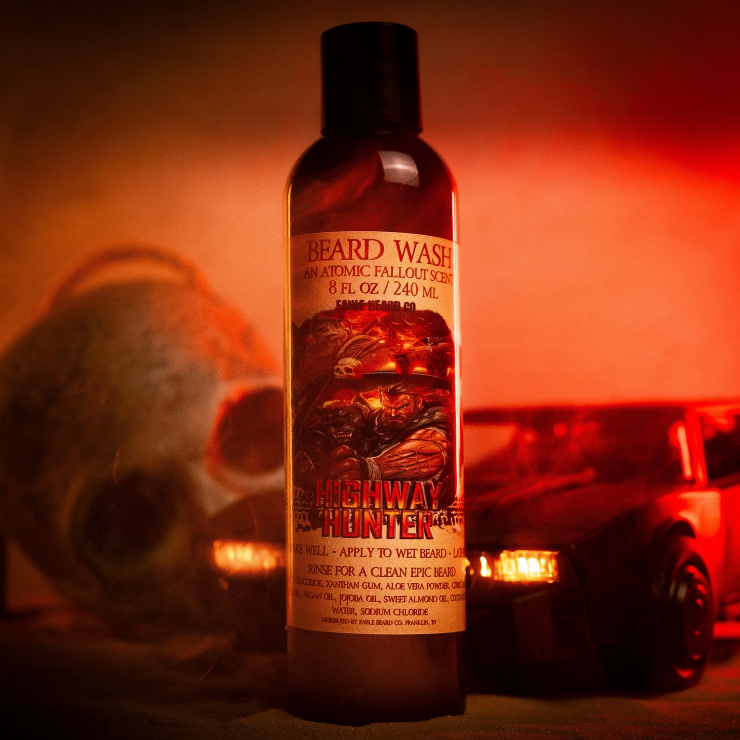 The Highway Hunter - Beard Wash - Warm Roasted Pumpkin, Sweet Vanilla Bean, Rich Spiced Cinnamon, and Creamy Toasted Marshmallow