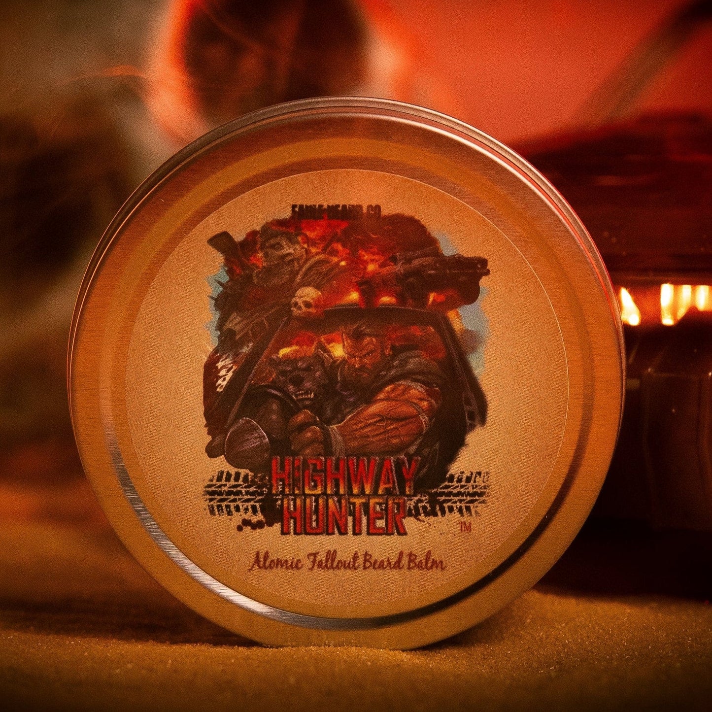 The Highway Hunter - Beard Balm - Warm Roasted Pumpkin, Sweet Vanilla Bean, Rich Spiced Cinnamon, and Creamy Toasted Marshmallow