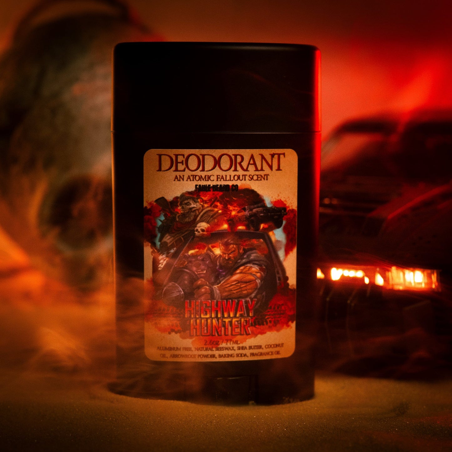 The Highway Hunter - Deodorant - Warm Roasted Pumpkin, Sweet Vanilla Bean, Rich Spiced Cinnamon, and Creamy Toasted Marshmallow