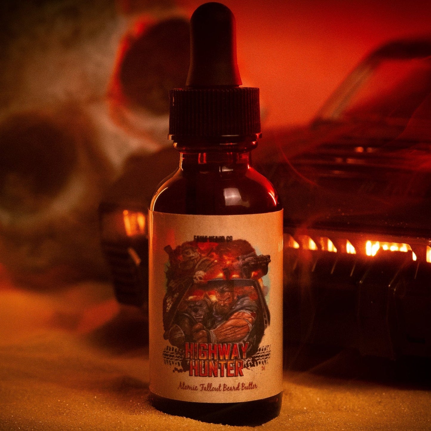 The Highway Hunter - Beard Oil - Warm Roasted Pumpkin, Sweet Vanilla Bean, Rich Spiced Cinnamon, and Creamy Toasted Marshmallow