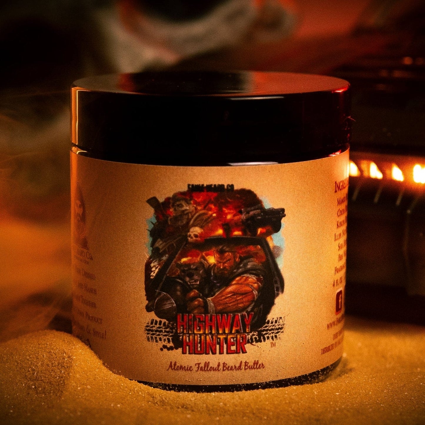 The Highway Hunter - Beard Butter - Warm Roasted Pumpkin, Sweet Vanilla Bean, Rich Spiced Cinnamon, and Creamy Toasted Marshmallow