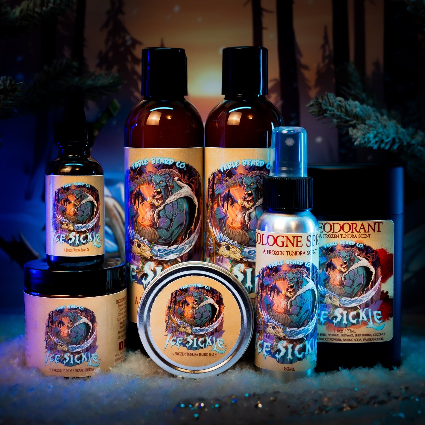 Ice Sickle - Ultimate Bundle - Frosty Pine Sap, Chilled Juniper, Winter Spices