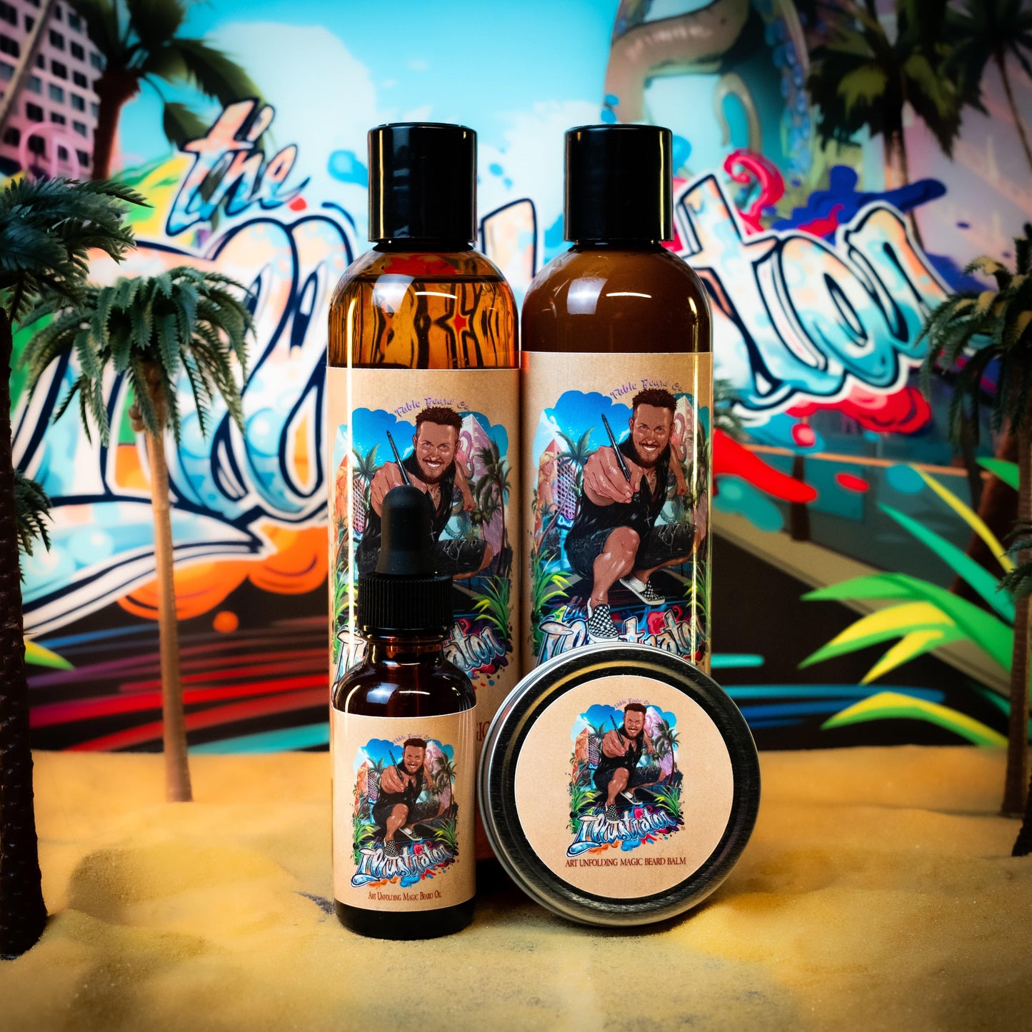 The Illustrator - Complete Balm Kit - Sunlit Oak, Honeyed Resin, Ambrosial Nectar