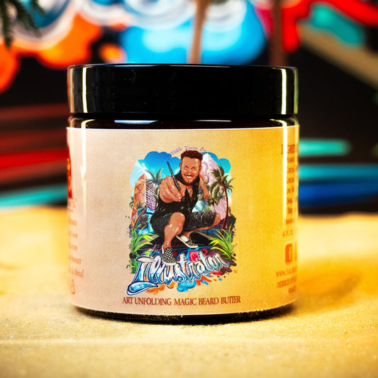 The Illustrator - Beard Butter - Sunlit Oak, Honeyed Resin, Ambrosial Nectar