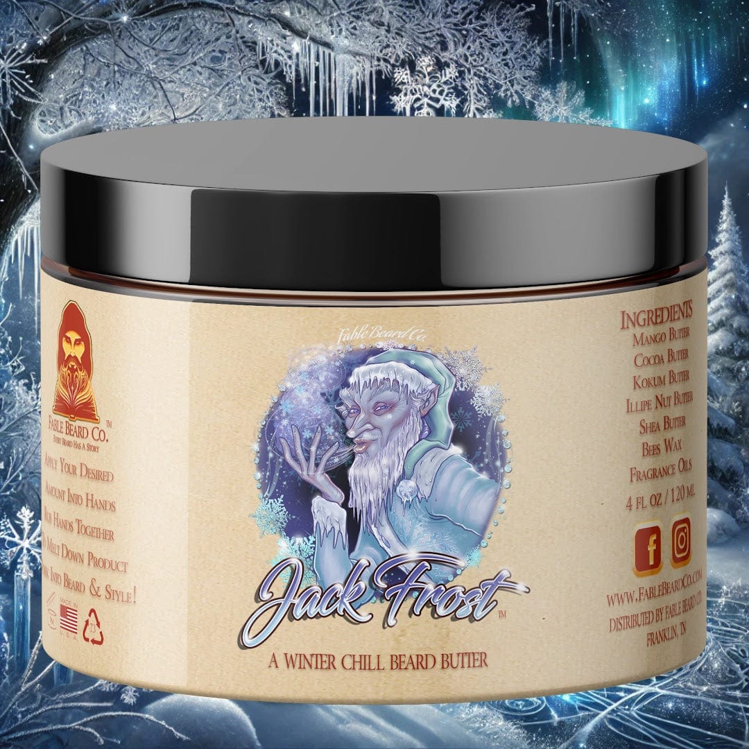 Jack Frost - Beard Butter - Christmas Pine, Fir Trees, and Peppermint Stick