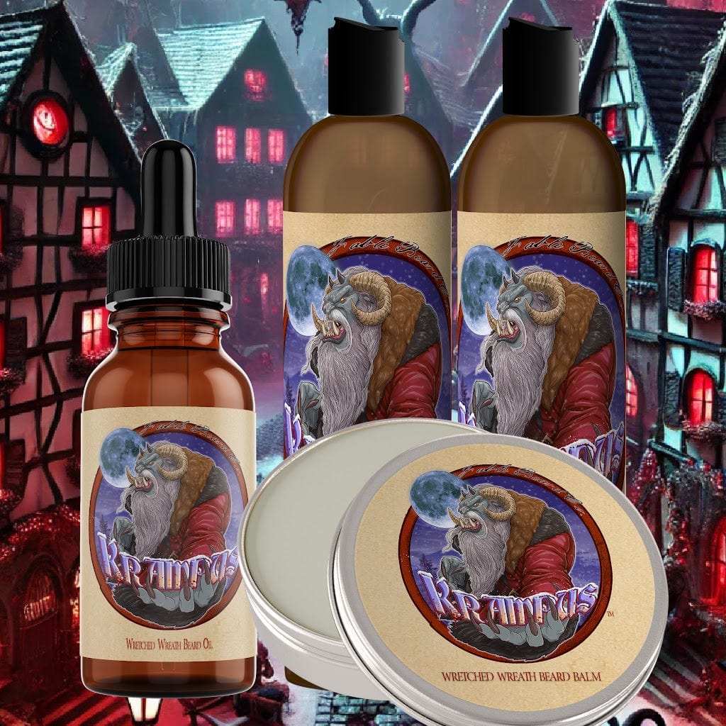 Krampus - Complete Balm Kit - Evergreen Wreath, Pine Boughs, and Spiced Apples