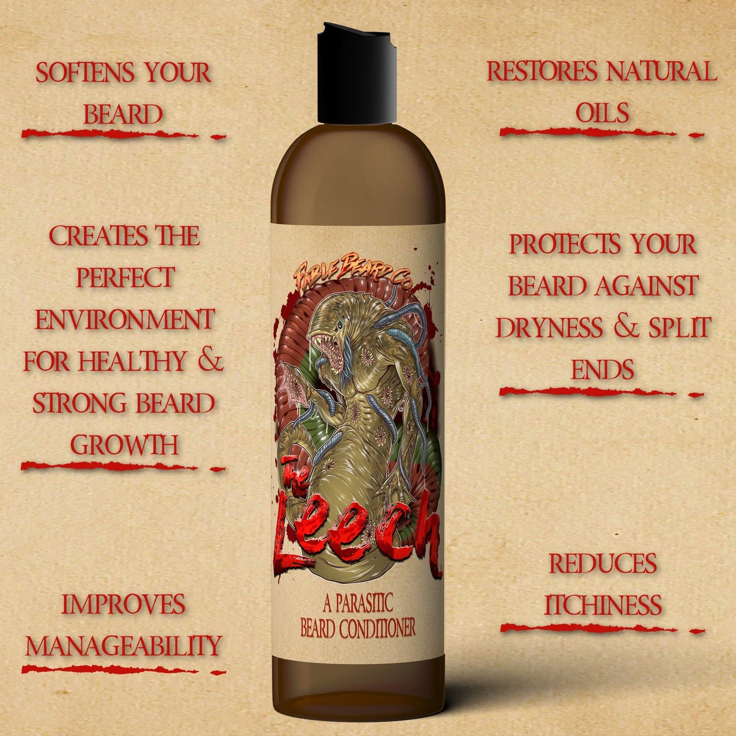 The Leech - Beard Conditioner - Lakeside Chill, Haunted Hayride, Caramel Pumpkin Spice