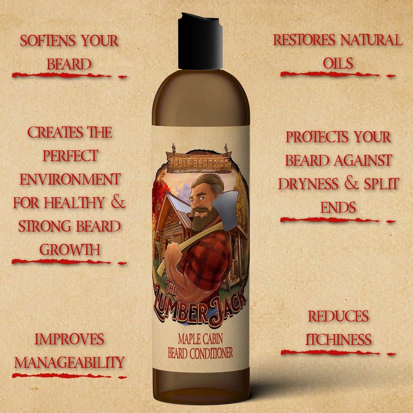 The Lumberjack - Complete Balm Kit - Rich Maple Syrup, Fragrant Maple Leaves, & Soft Cabin Woods