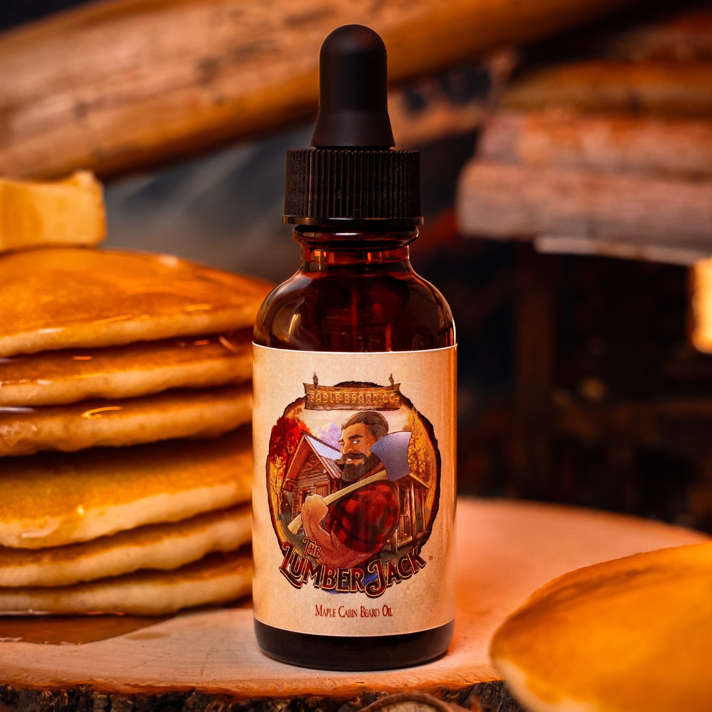 The Lumberjack - Beard Oil - Rich Maple Syrup, Fragrant Maple Leaves, & Soft Cabin Woods