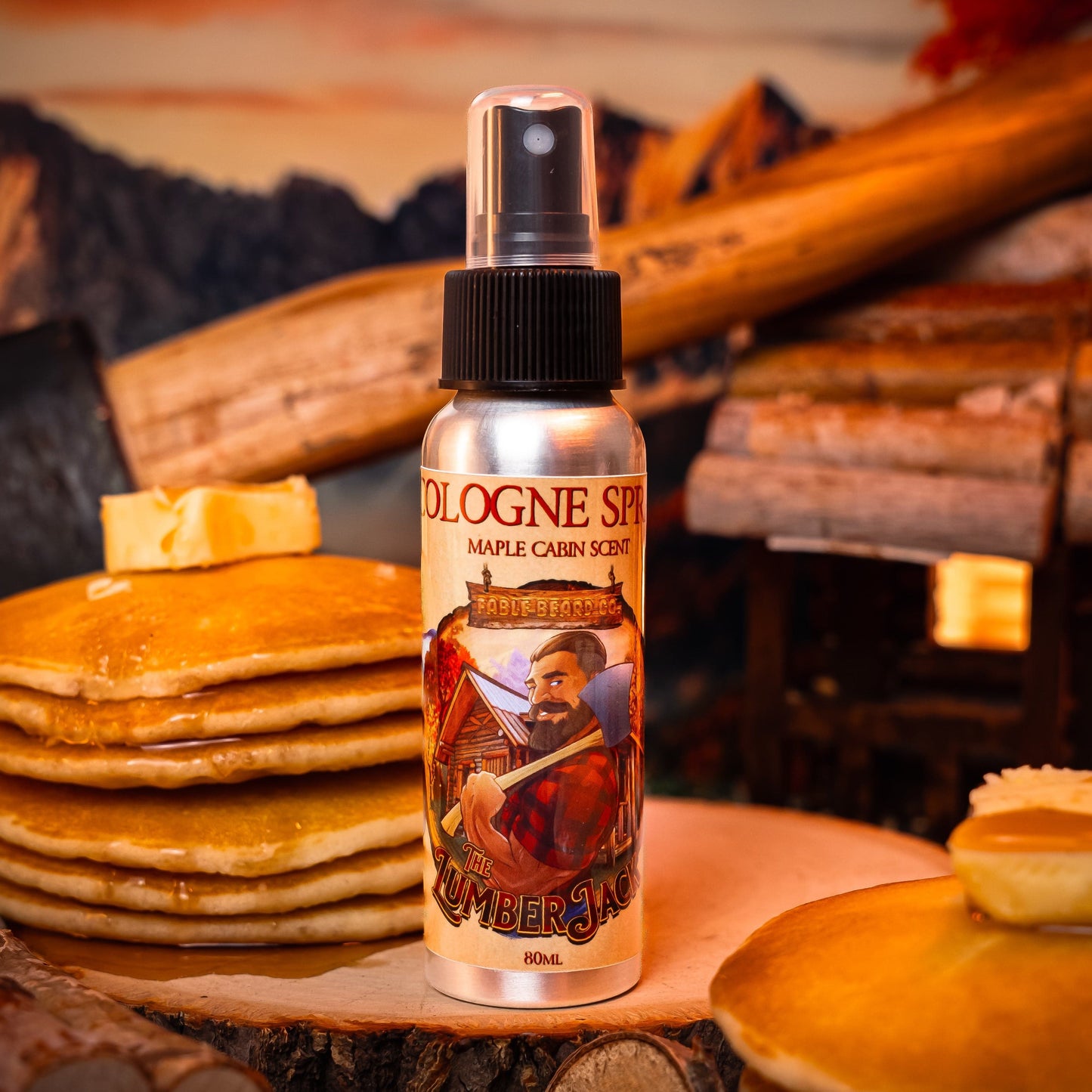 The Lumberjack - Cologne - Rich Maple Syrup, Fragrant Maple Leaves, & Soft Cabin Woods