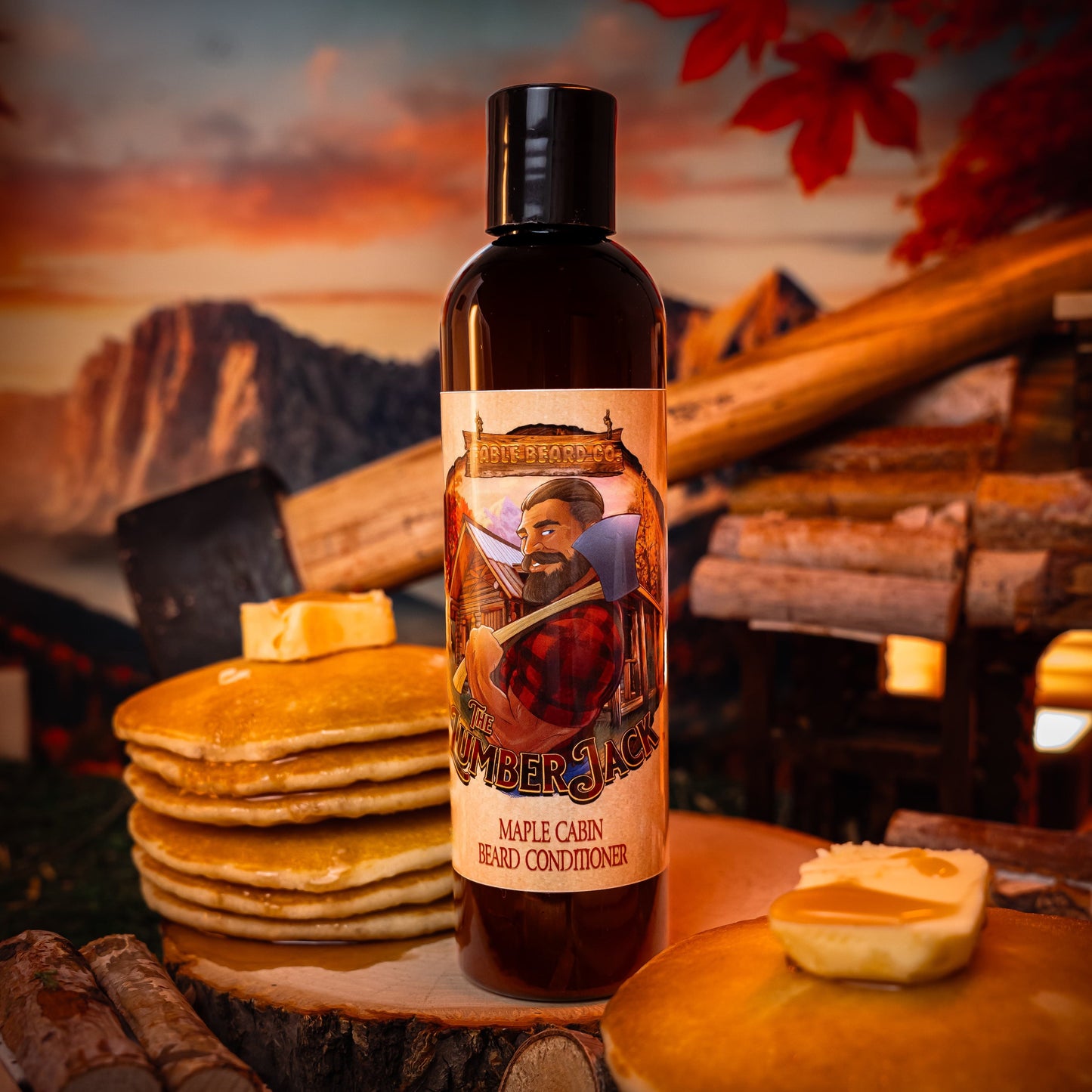 The Lumberjack - Beard Conditioner - Rich Maple Syrup, Fragrant Maple Leaves, & Soft Cabin Woods