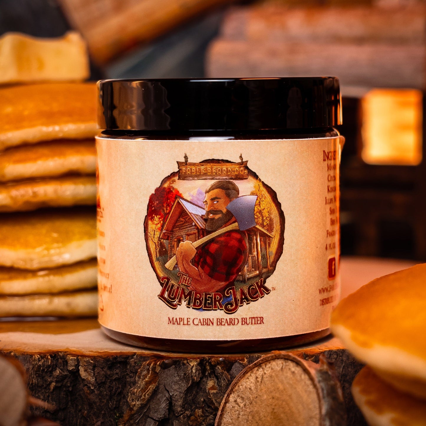 The Lumberjack - Beard Butter - Rich Maple Syrup, Fragrant Maple Leaves, & Soft Cabin Woods
