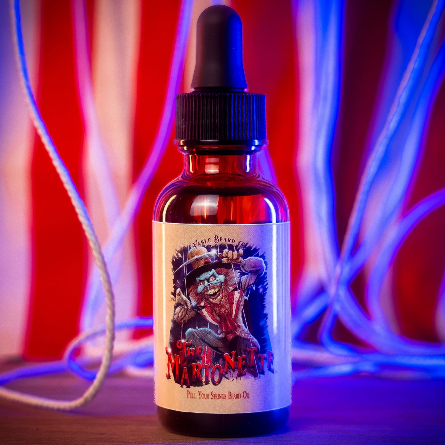 The Marionette - Beard Oil - Warm Mulled Cider, Splintered Mahogany, Velvet Pipe Smoke