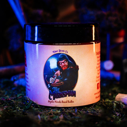 The Marksman - Beard Butter - Crisp Pine, Warm Cedar, Fresh Sandalwood, Soft Mosses, and Mystical Amber