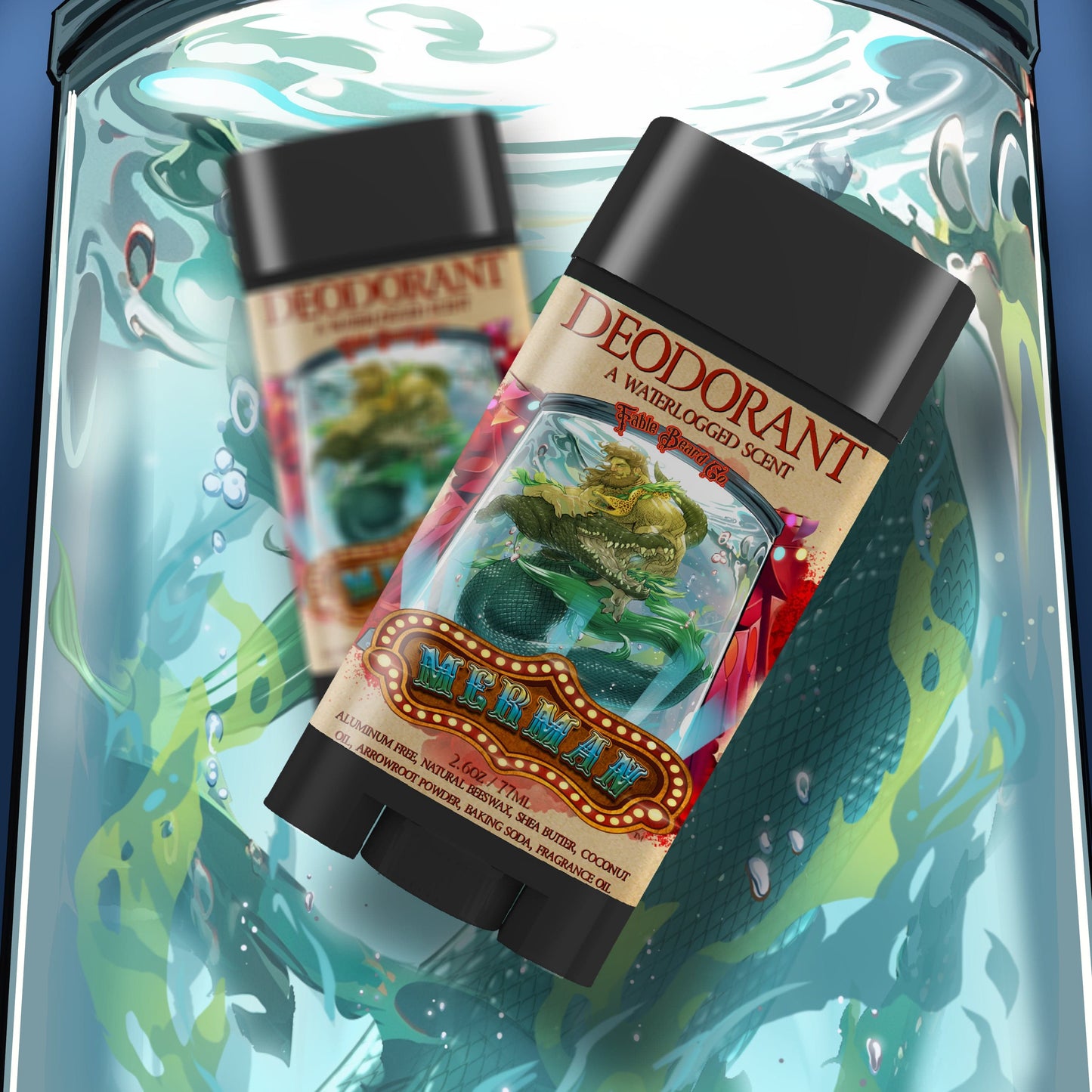 The Merman - Carnival Speakeasy Deodorant