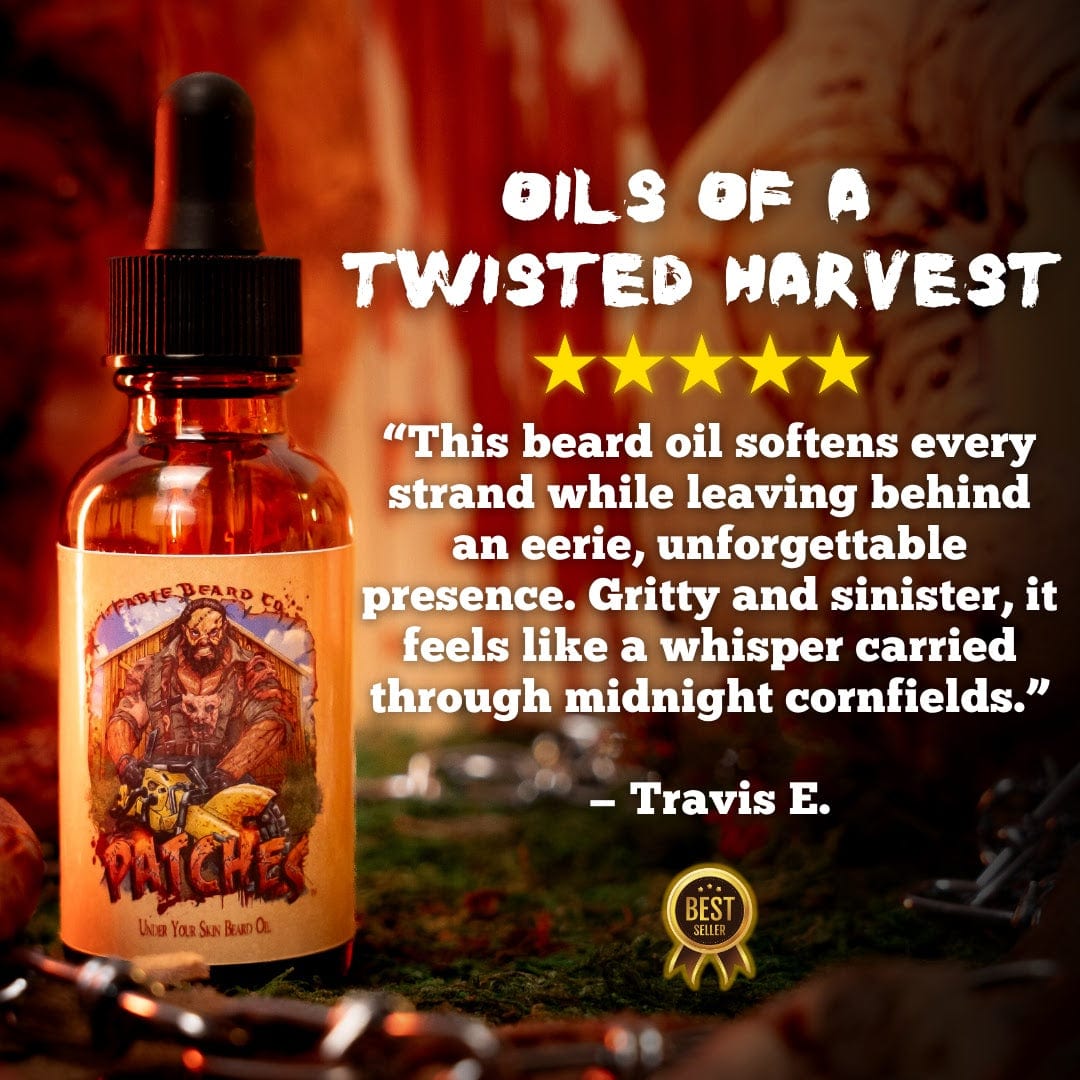 Patches - Beard Oil - Spiced Pumpkin Puree, Dark Mocha, Burnt Honey Drizzle