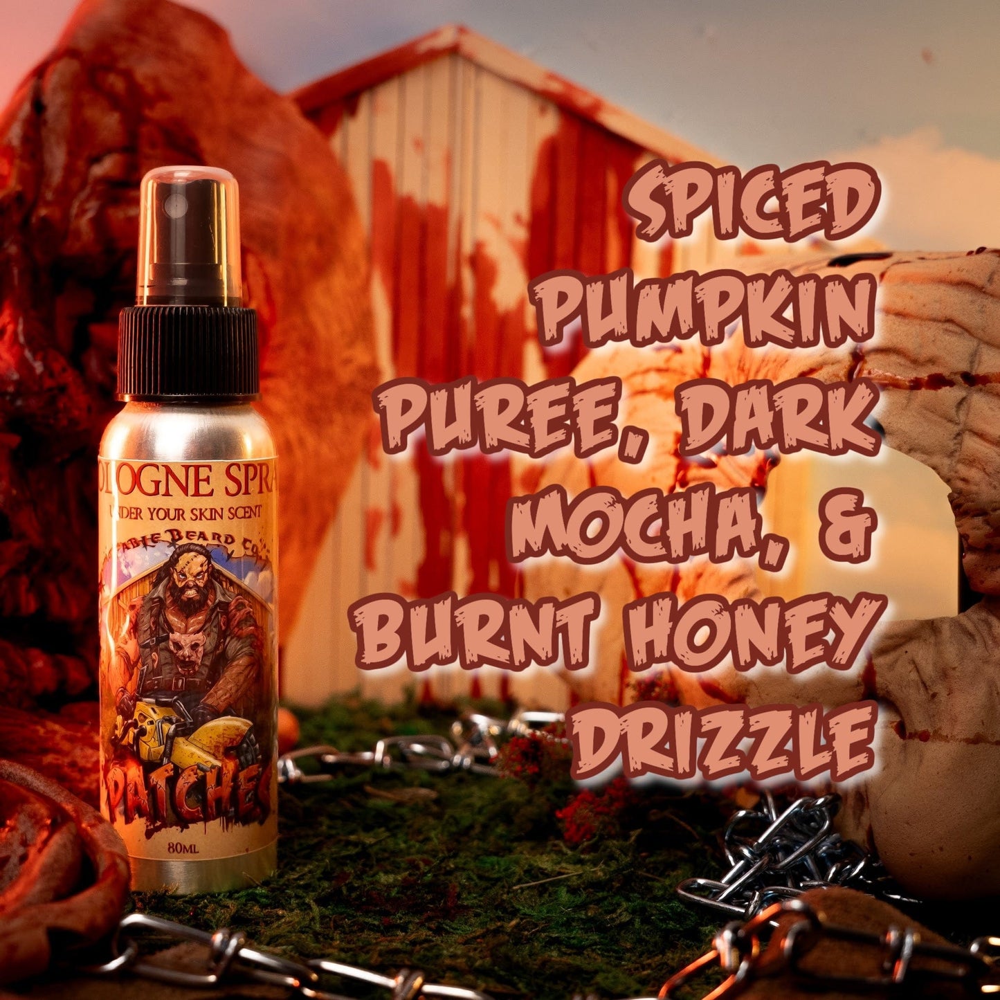 Patches - Cologne - Spiced Pumpkin Puree, Dark Mocha, Burnt Honey Drizzle