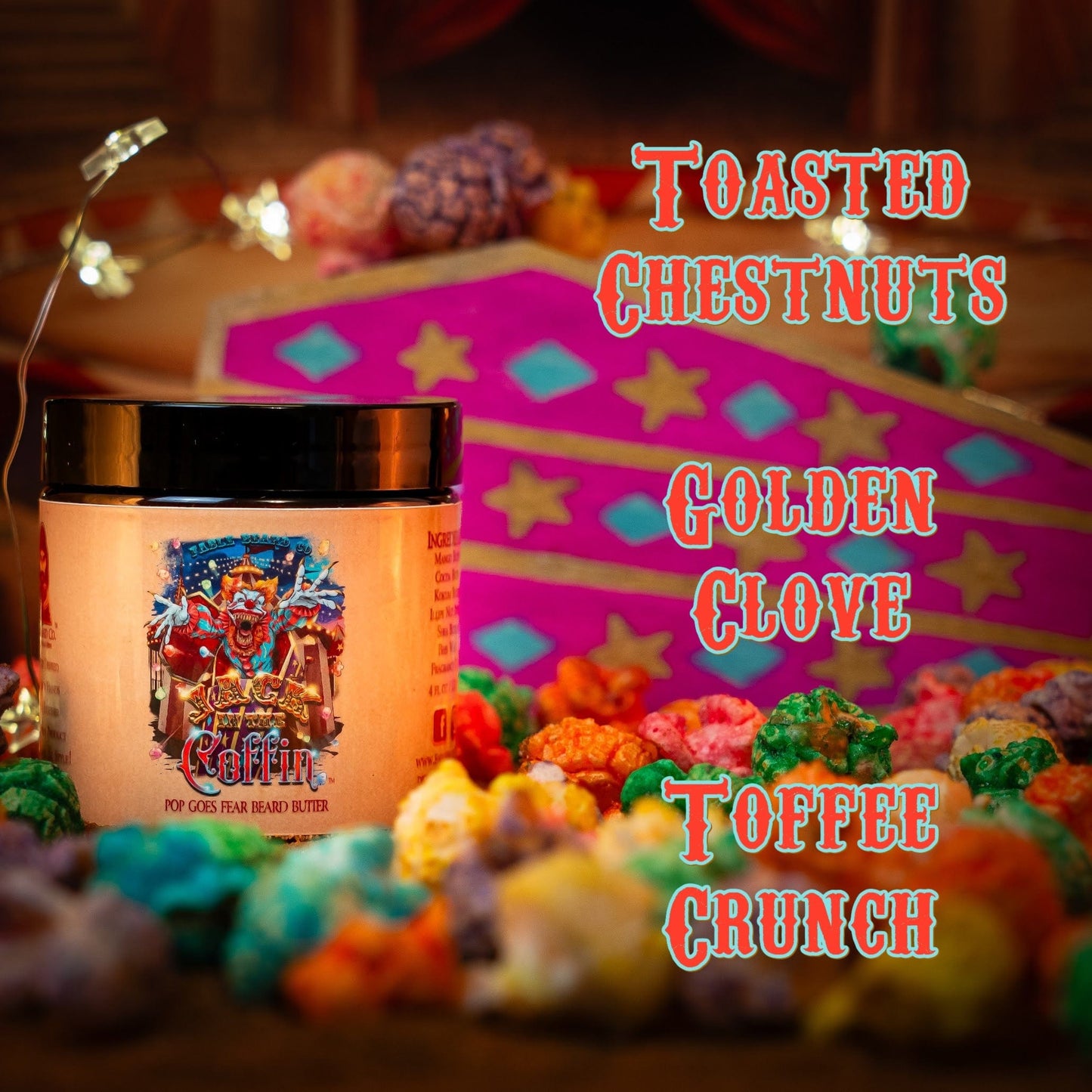 Jack-In-The-Coffin - Beard Butter - Toasted Chestnuts, Golden Clove, Toffee Crunch