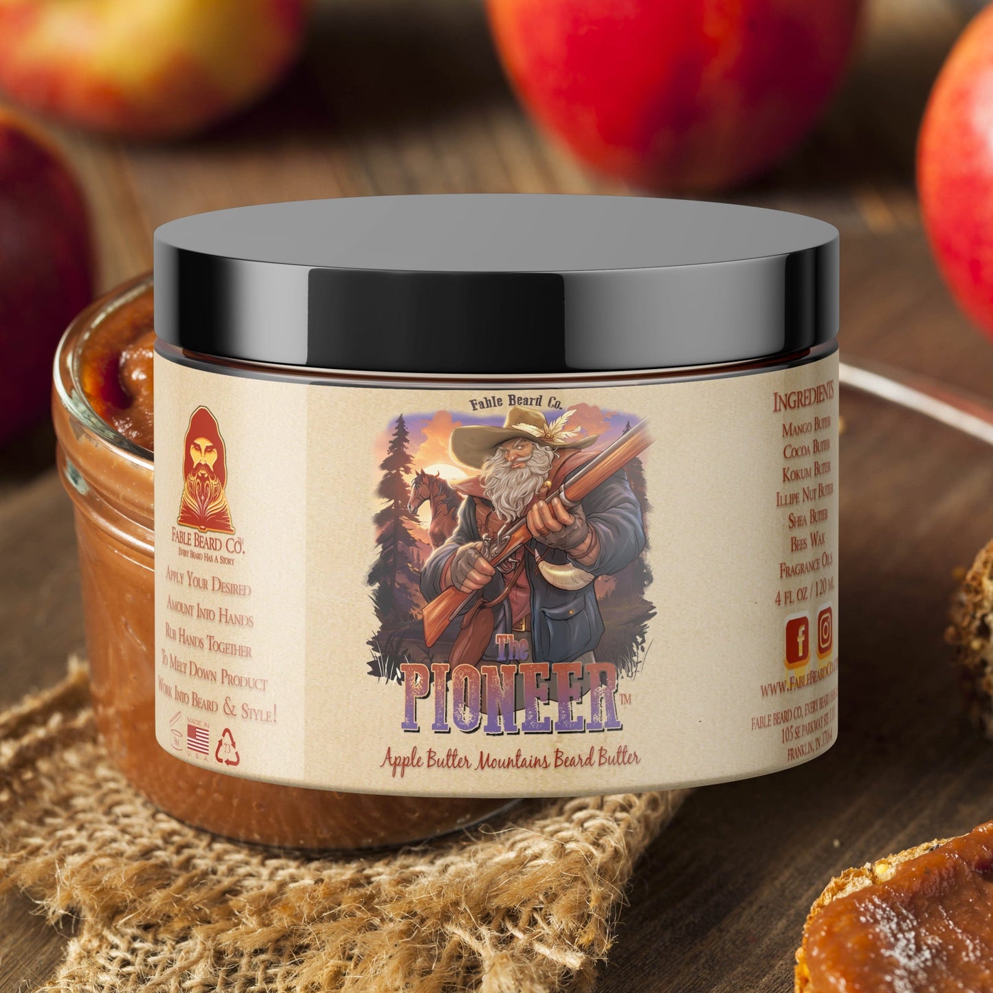 The Pioneer - Apple Butter Mountains Beard Butter