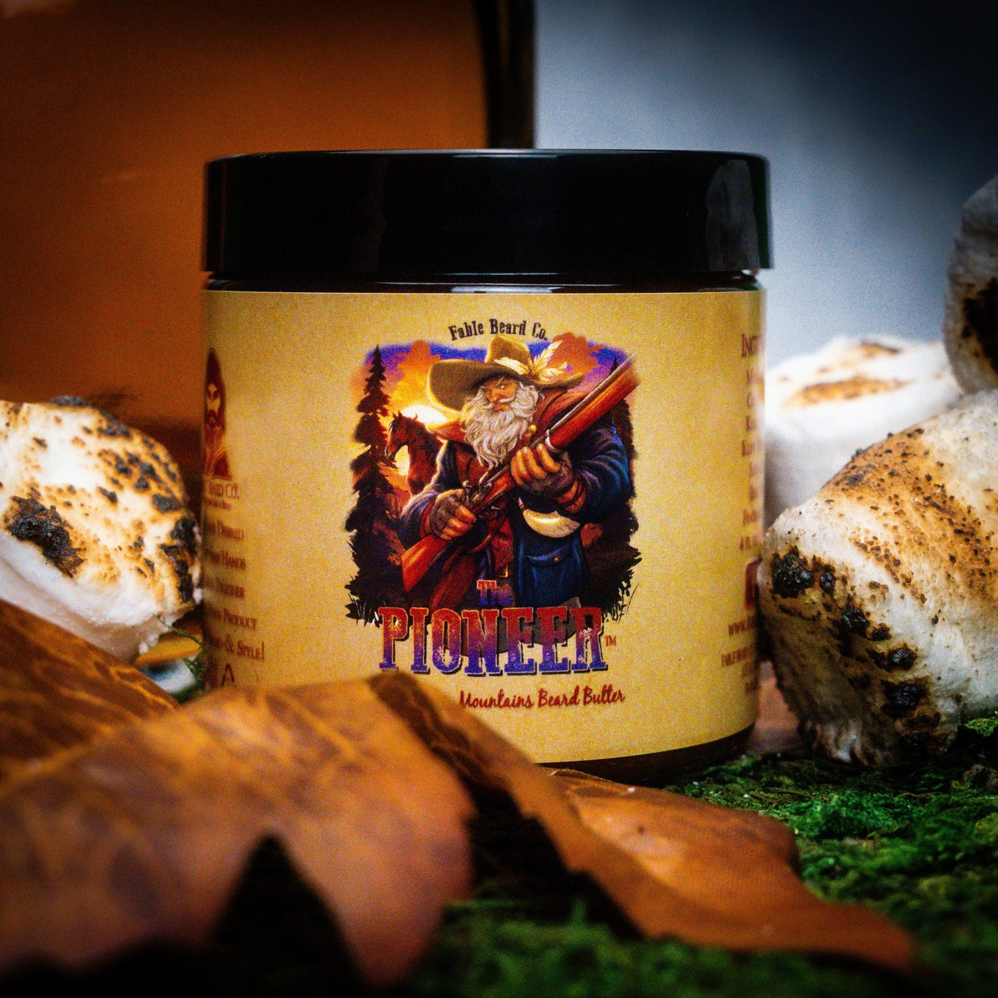 The Pioneer - Beard Butter - Apple Butter, Toasted Marshmallow, and Vanilla Liquor