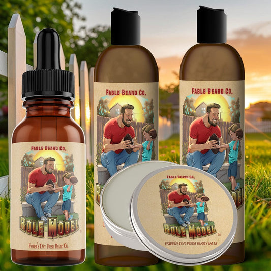 The Role Model - Complete Balm Kit - Leathery Woods, Bergamot Spice Cologne, and Herbal Sage Musk