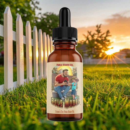 The Role Model - Beard Oil - Leathery Woods, Bergamot Spice Cologne, and Herbal Sage Musk